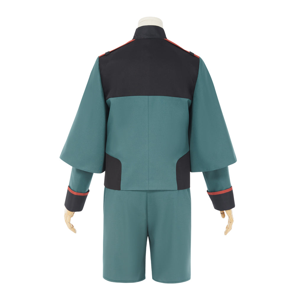 Mobile Suit Gundam: the Witch from Mercury Guel Jeturk Cosplay Costume Halloween Coat Shirt Full Sets