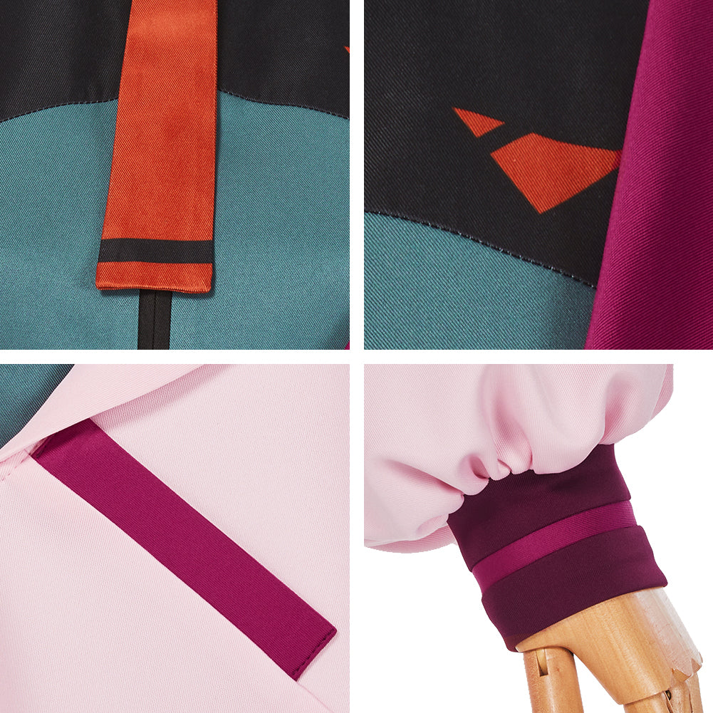 Mobile Suit Gundam: the Witch from Mercury Chuatury Panlunch Halloween Full Set Suit Pink