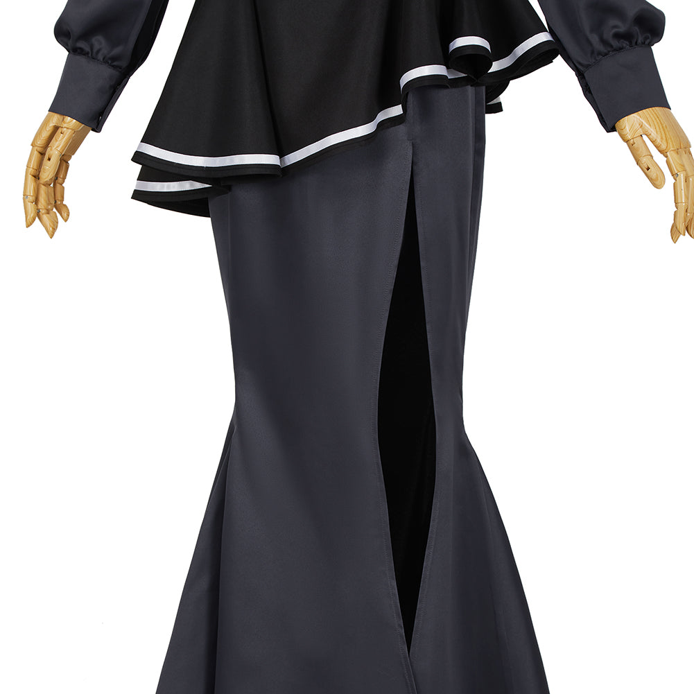 Spy Classroom Thea Cosplay Costume Halloween Fishtail Dress Gown for Women