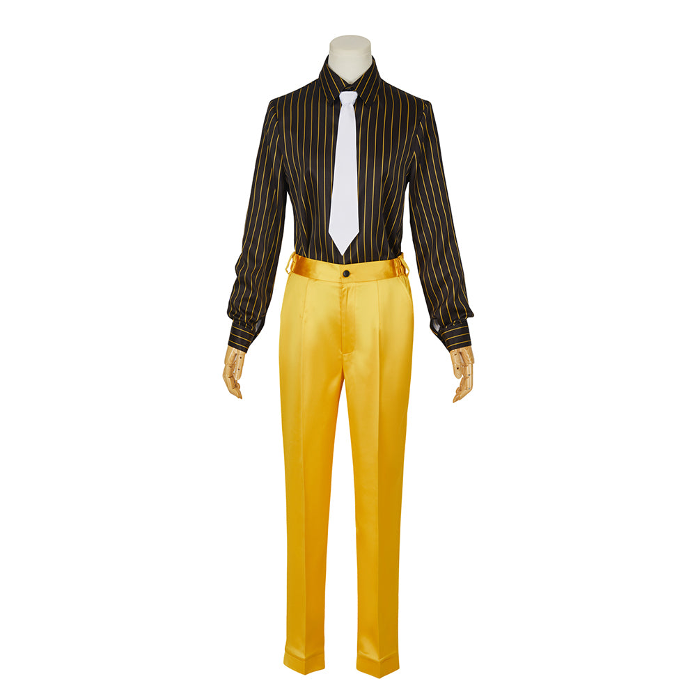High Card Finn Oldman Cosplay Costume Halloween Uniform Suit Yellow