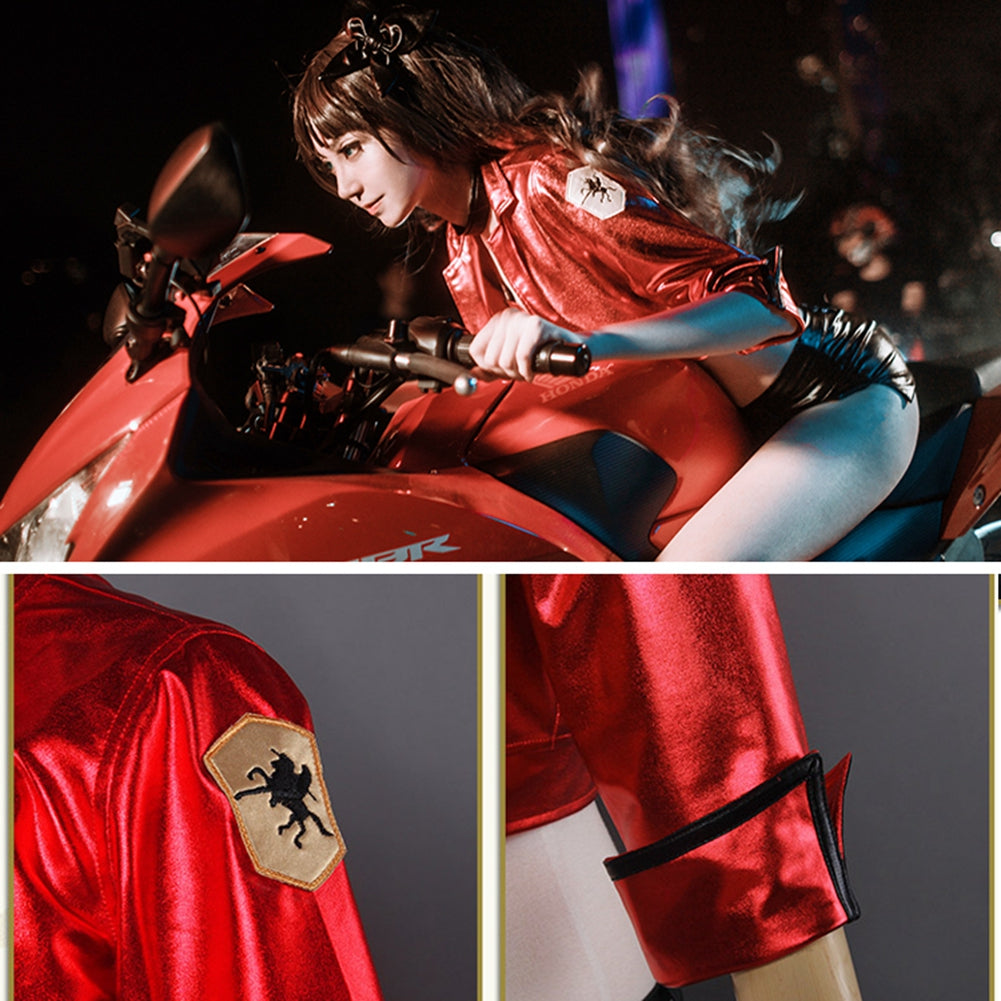 Fate Grand Order FGO Fate/EXTRA Rin Tohsaka Motorcycle Cosplay Cstume
