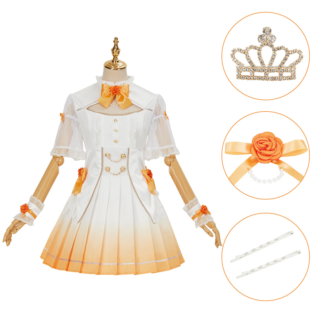 Love Live Eien no Isshun Miyashita Ai Cosplay Costume Nijigasaki High School Idol Dress