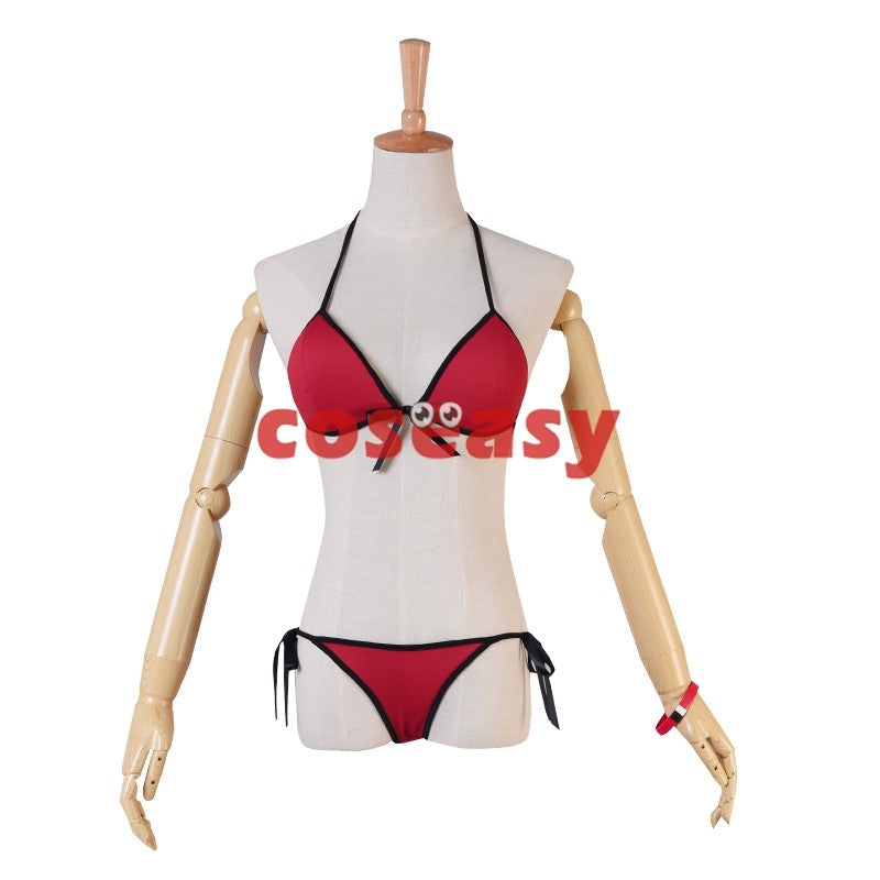 Fate Grand Order FGO Fate/Apocrypha Saber Mordred Cosplay Swimsuit with Sailor Suit