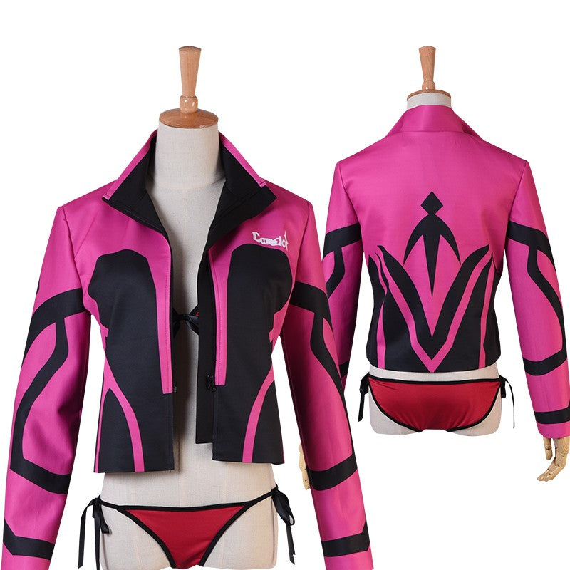 Fate Grand Order FGO Fate/Apocrypha Saber Mordred Cosplay Swimsuit with Coat