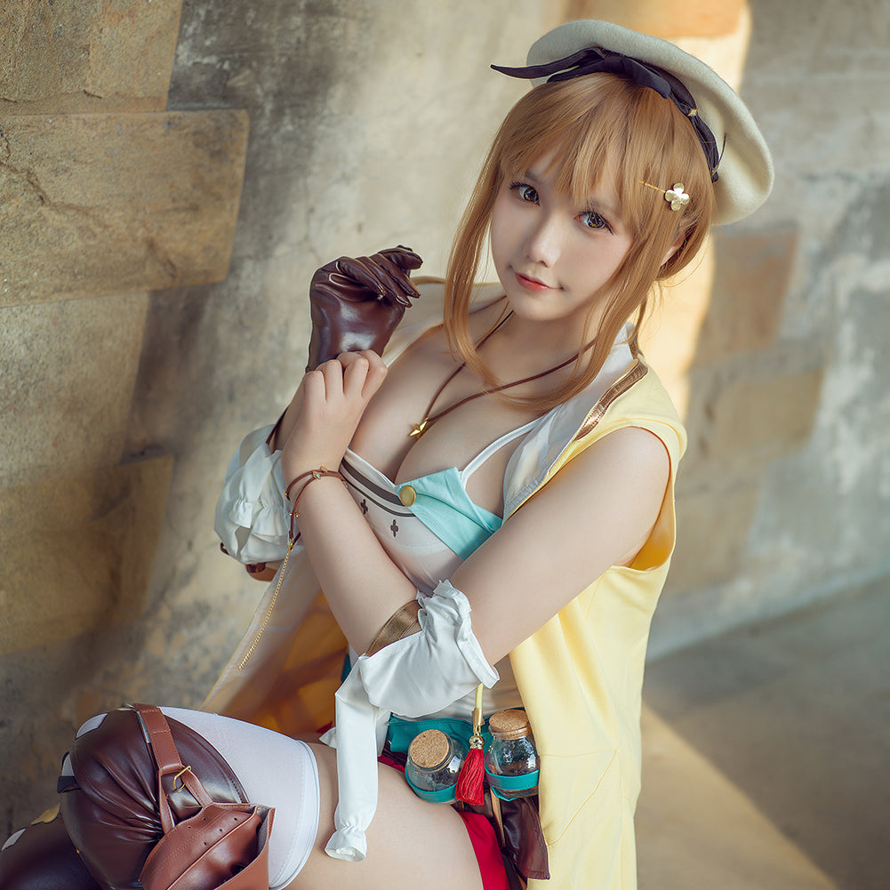Atelier Ryza Cosplay Costume Ever Darkness & the Secret Hideout Halloween Dress Costume for Women