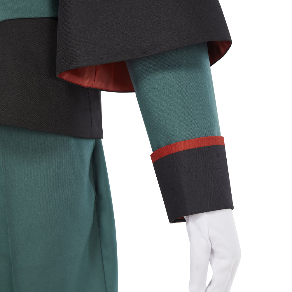 Mobile Suit Gundam: the Witch from Mercury Elan Ceres Cosplay Costume Halloween Suit Green