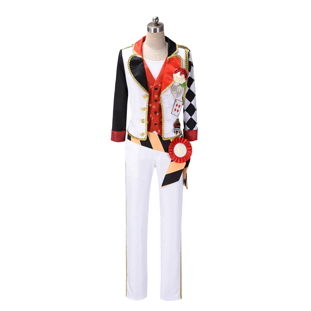 Twisted Wonderland Cater Cosplay Costume Heartslabyul Alice in Wonderland Cosplay Suit Full Sets Uniform