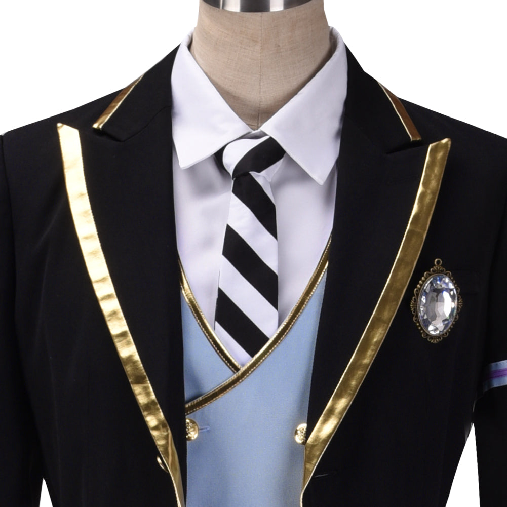 Twisted Wonderland Floyd Jade Azul Cosplay Costume School Uniform Full Sets