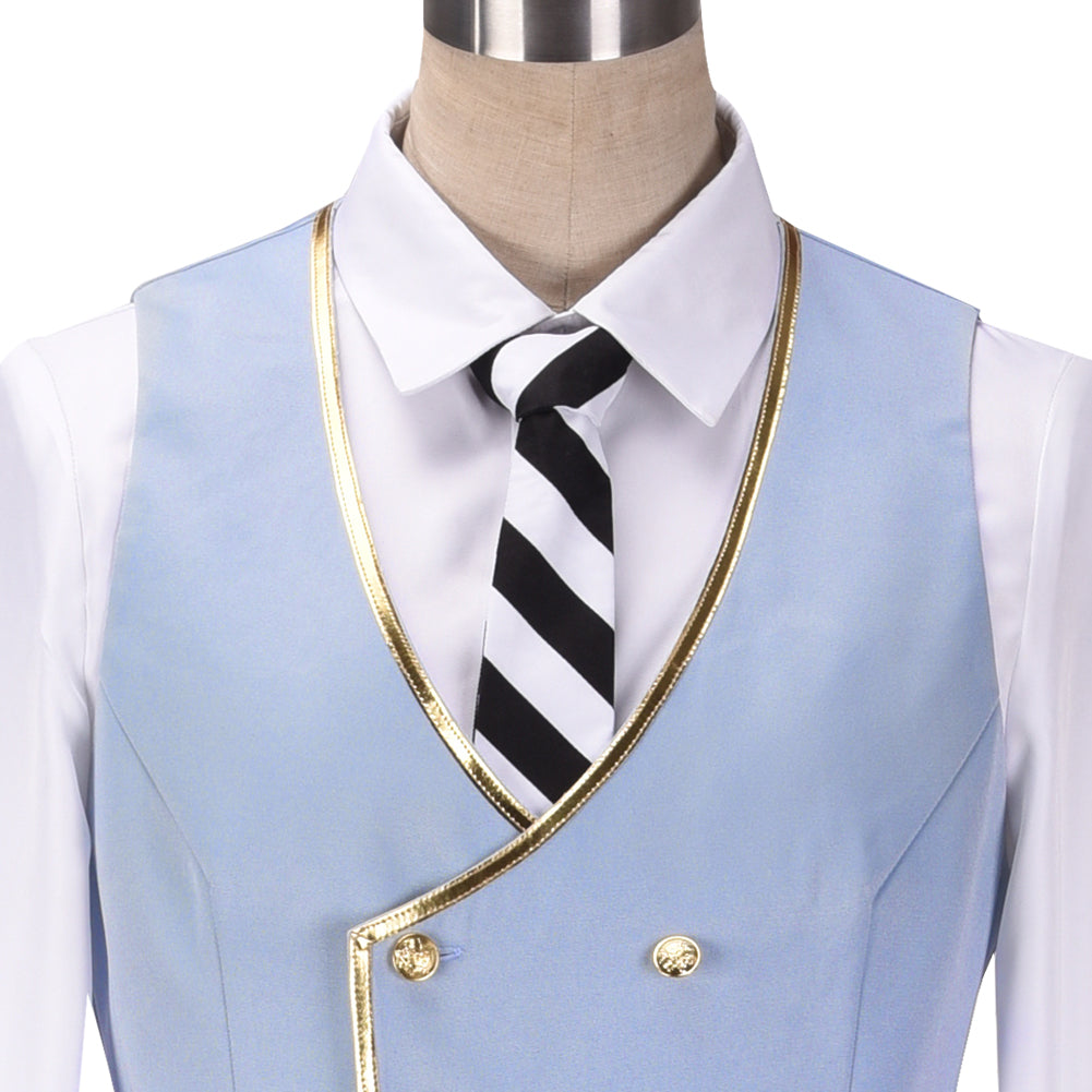 Twisted Wonderland Floyd Jade Azul Cosplay Costume School Uniform Full Sets