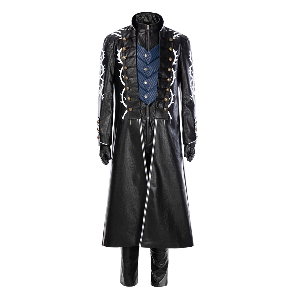 Devil May Cry 5 Vergil Cosplay Costume Halloween Uniform Suit full Sets