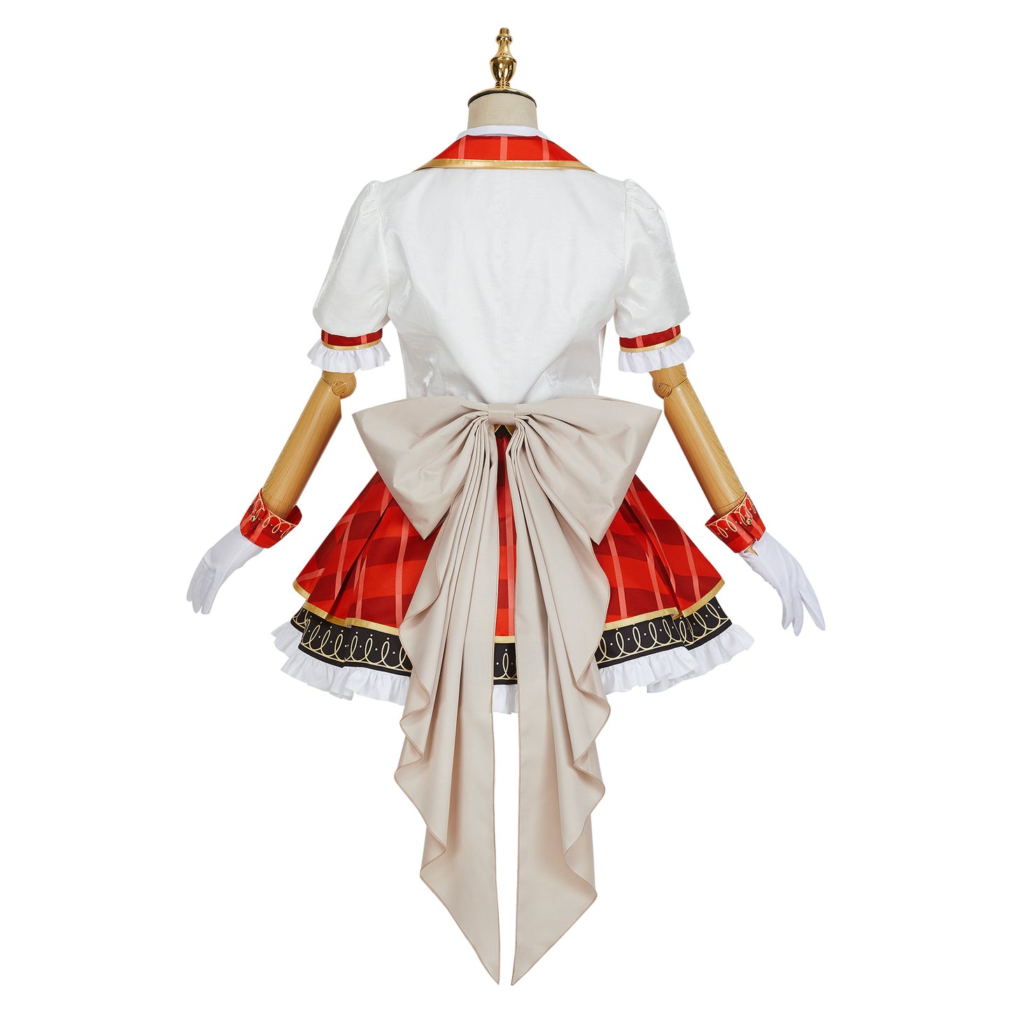 LoveLive sif2 u's Kotori Minami Cosplay Costume High School Uniform Dress Red