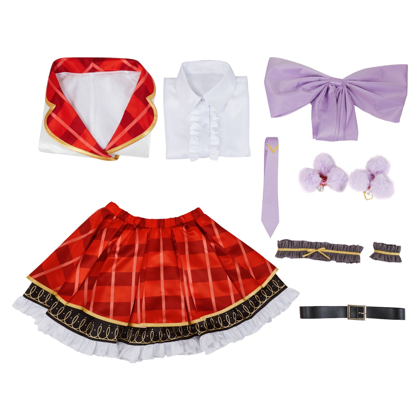 LoveLive sif2 u's Nozomi Tojo Cosplay Costume High School Uniform Dress Red