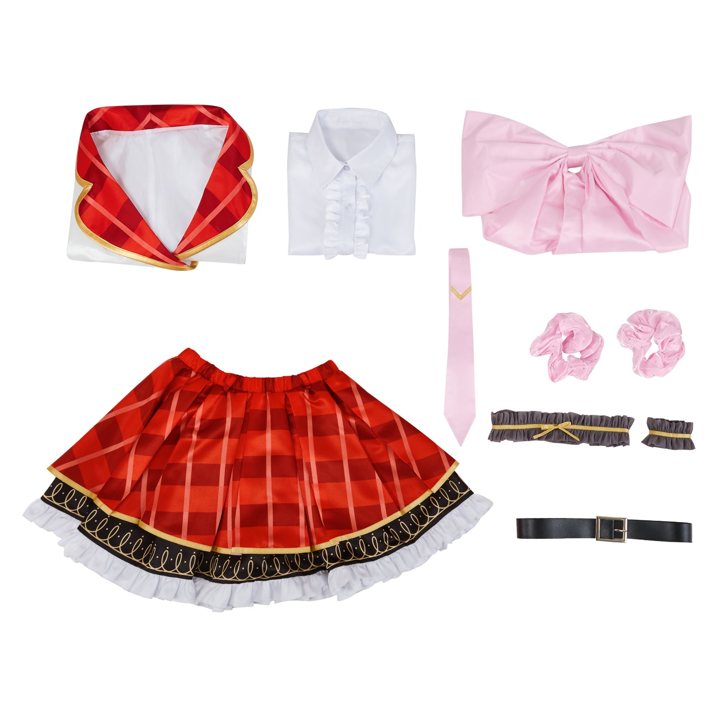 LoveLive sif2 u's Nico Yazawa Cosplay Costume High School Uniform Dress Red