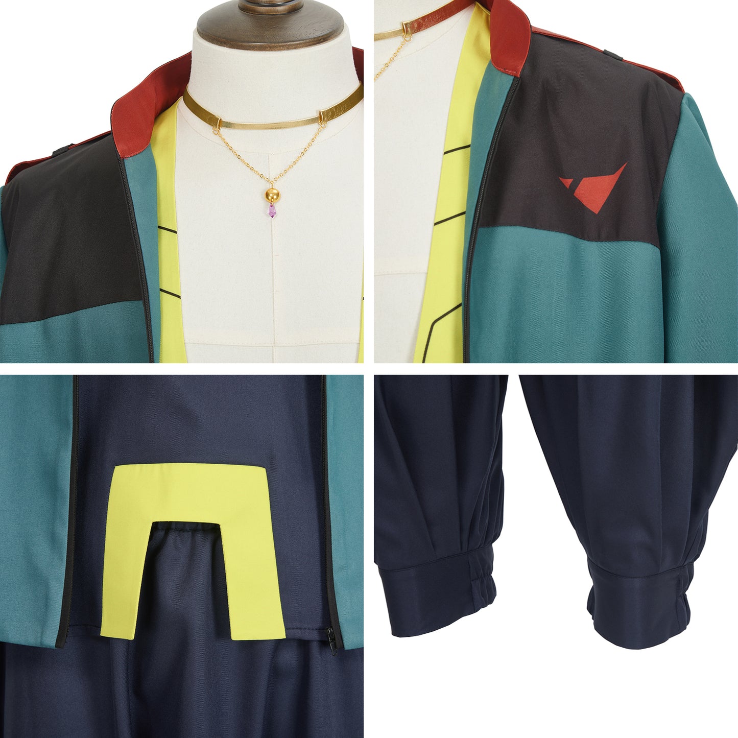 Mobile Suit Gundam: the Witch from Mercury Shaddiq Zenelli Cosplay Costume Halloween Coat Shirt Full Sets