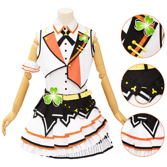 Project Sekai More More Jump Cosplay Hanasato Minori Dress Cosplay Costume Full Sets