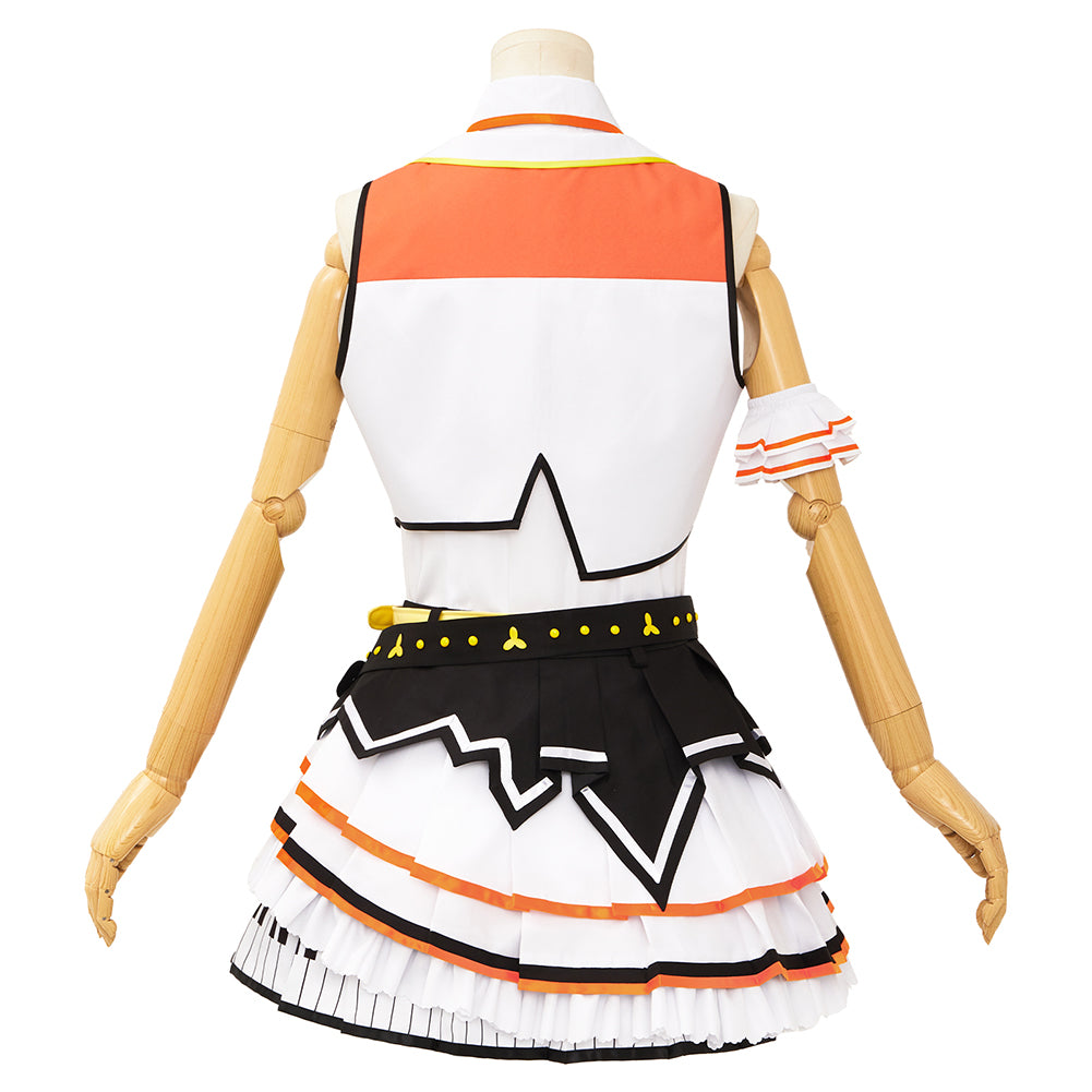 Project Sekai More More Jump Cosplay Hanasato Minori Dress Cosplay Costume Full Sets