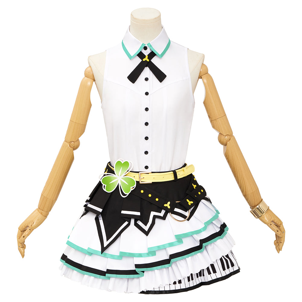 Project Sekai More More Jump Cosplay Hinomori Shizuku Dress Cosplay Costume Full Sets