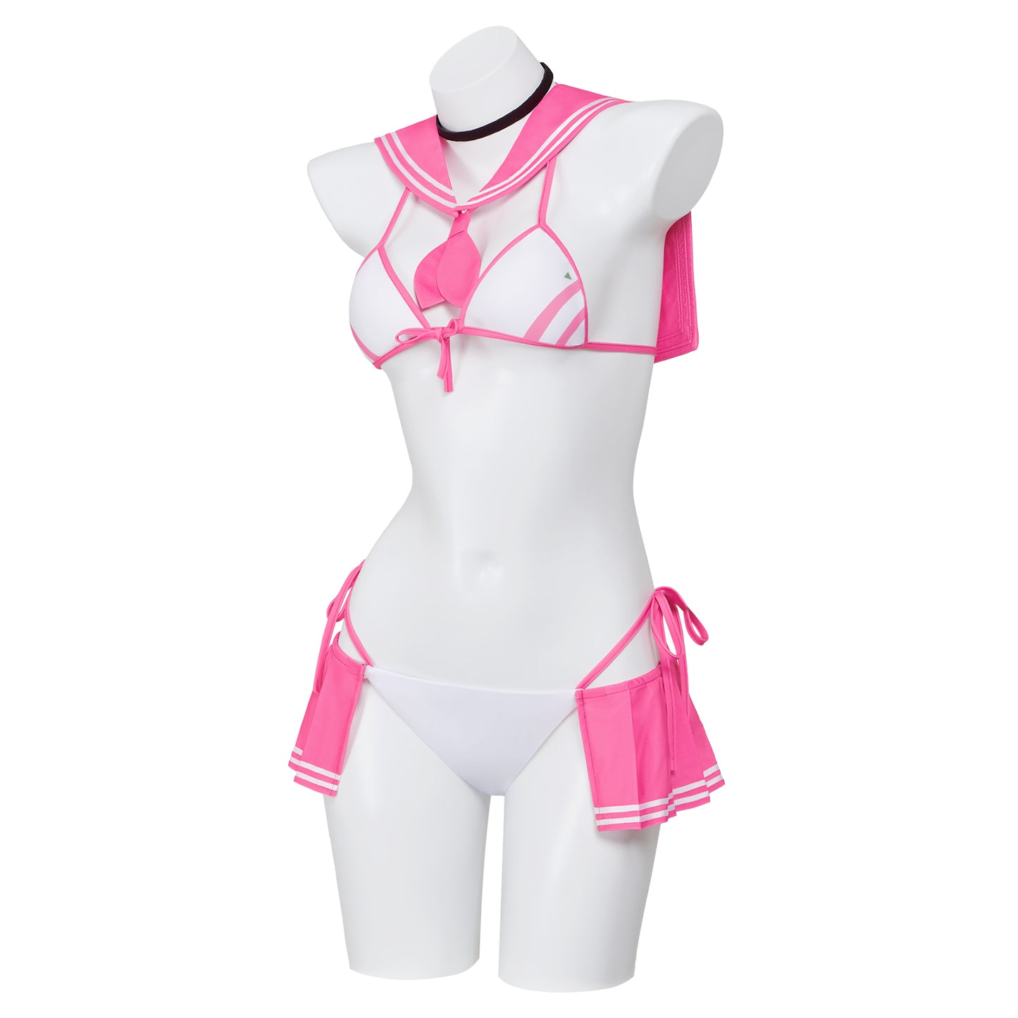 NIKKE Goddess of Victory Cosplay Costume Neon Dress Pink Bodysuit Swimsuit Swimwear Summer Suit