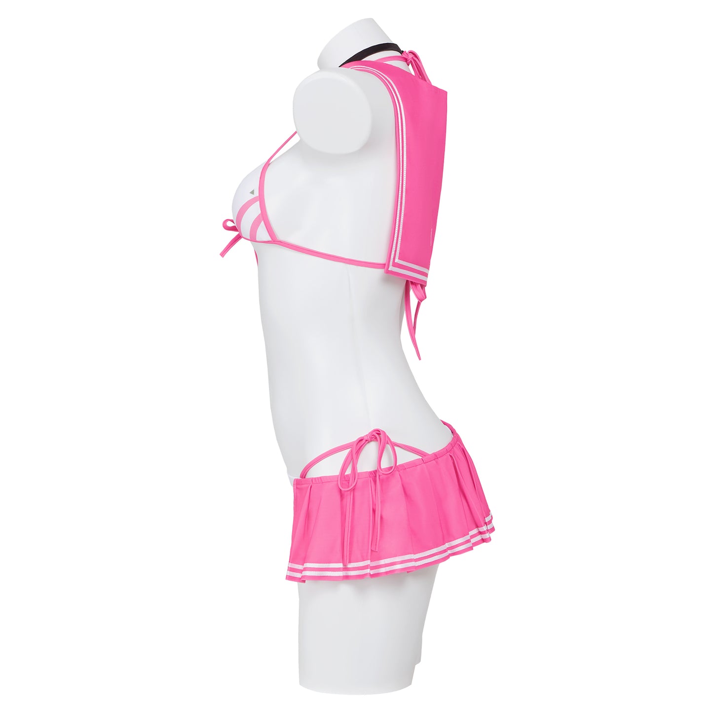 NIKKE Goddess of Victory Cosplay Costume Neon Dress Pink Bodysuit Swimsuit Swimwear Summer Suit