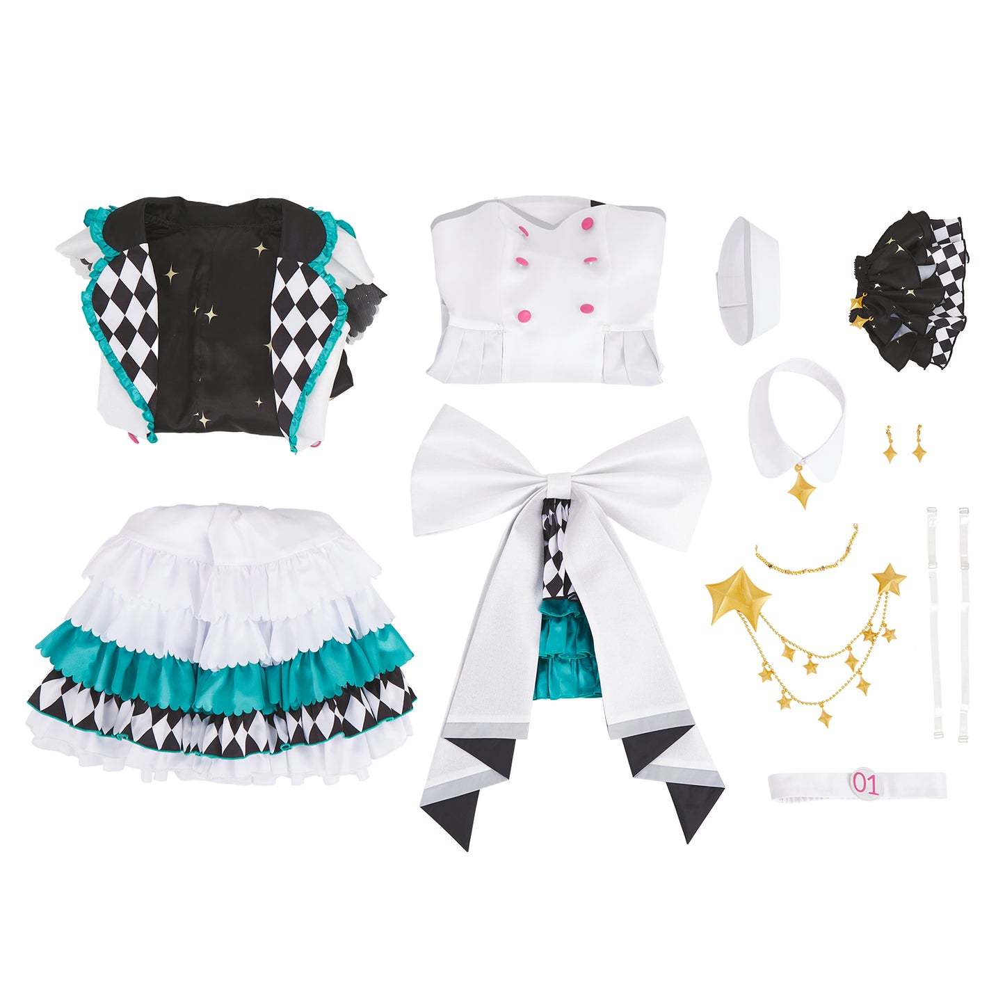 Project Sekai Colorful Stage MORE MORE JUMP Costume Miku Cosplay Costume Dress