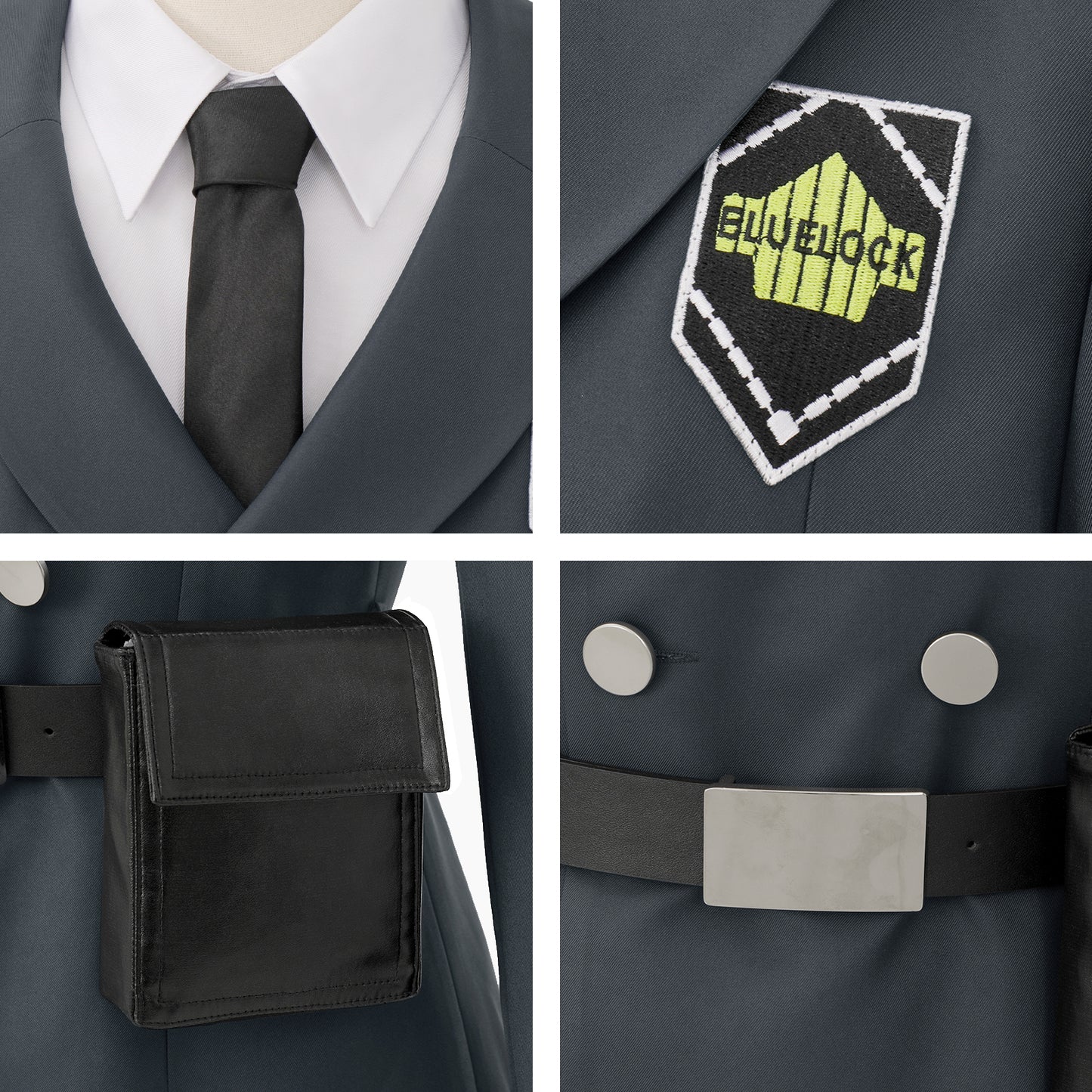 BLUE LOCK Chigiri Hyoma Cosplay Costume Police Guard Costume Uniform Suit Full Sets