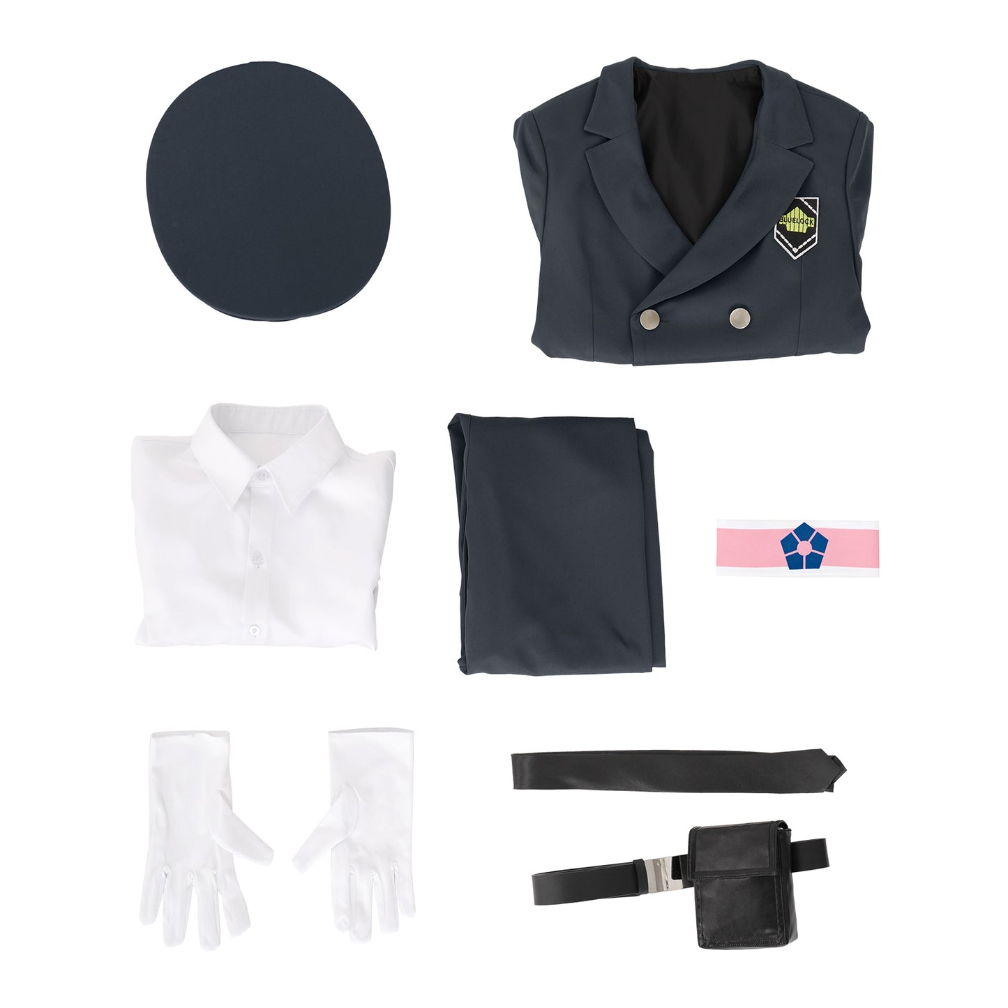 BLUE LOCK Yo Hiori Cosplay Costume Police Guard Costume Uniform Suit Full Sets