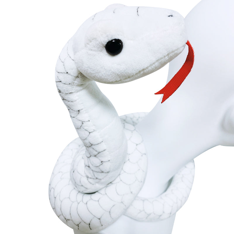 Demon Slayer Iguro Obanai Snake Cosplay Costume White Snake Doll Accessory Props