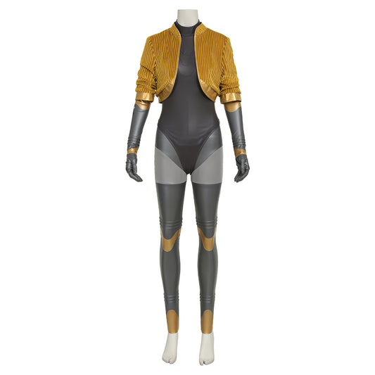 Atomic Heart Twins Robot Natasha Cosplay Costume Jumpsuit Coat Full Sets for Women
