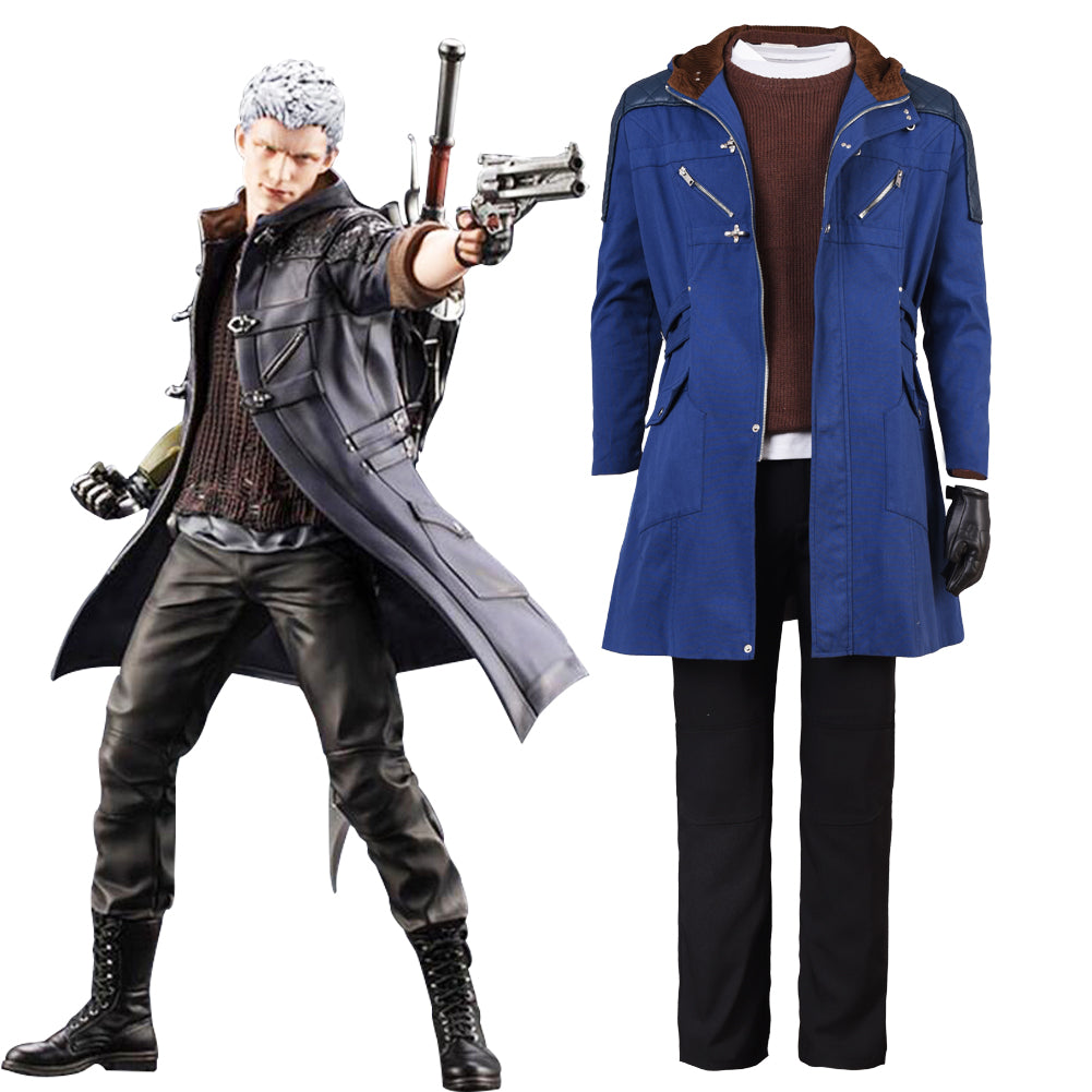 Devil May Cry 5 NERO Cosplay Costume Halloween Uniform Suit full Sets