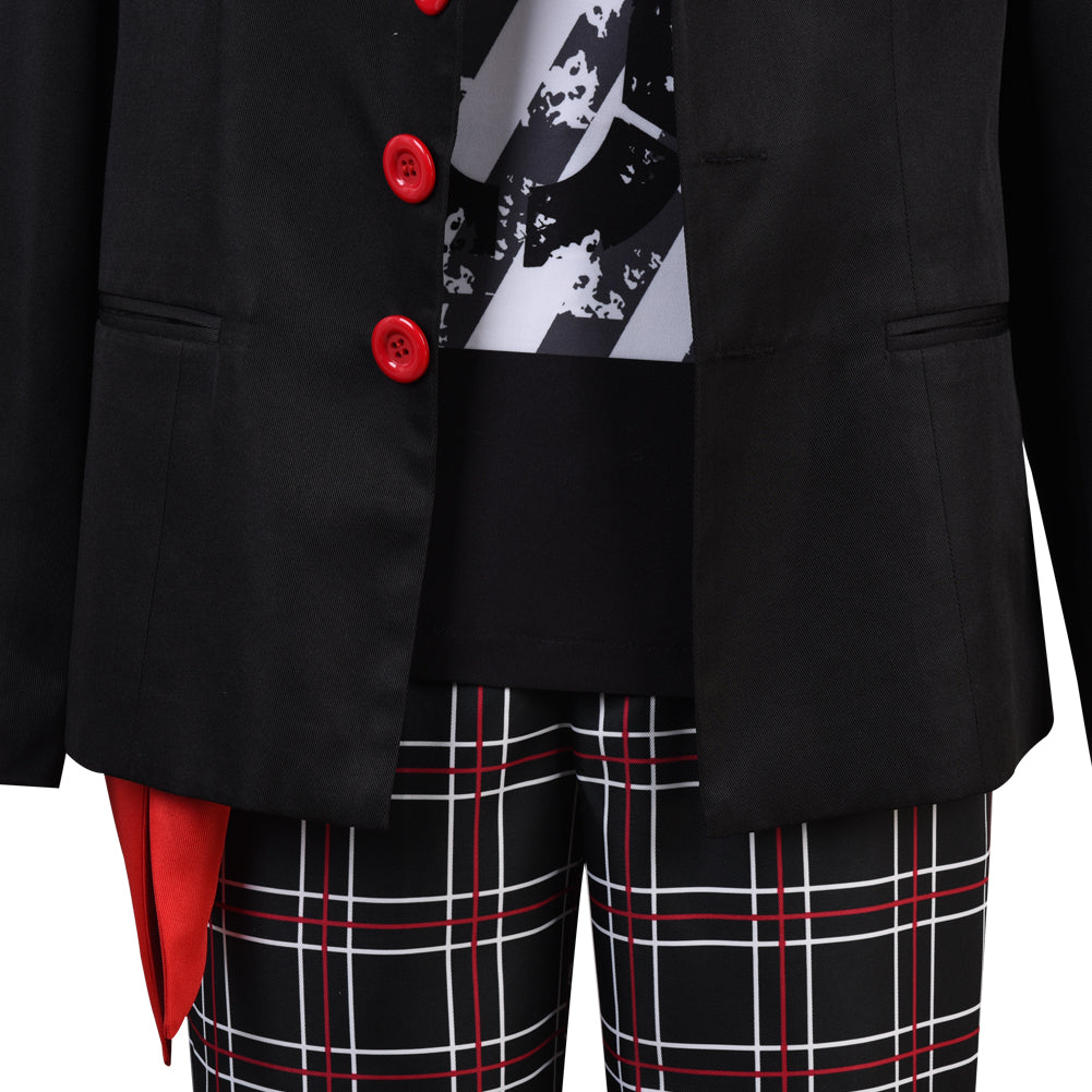 Persona 5 P 5 Amamiya Ren Cosplay Costume Joker Dancing Star Night School Uniform Suit