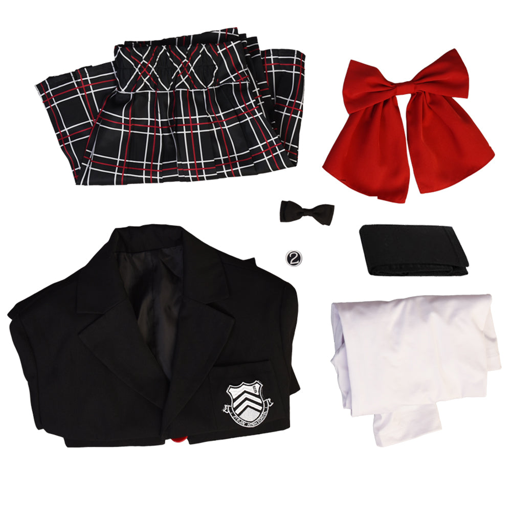 Persona 5 P5 The Royal Cosplay Yoshizawa Kasumi Cosplay Costume School Uniform Suit