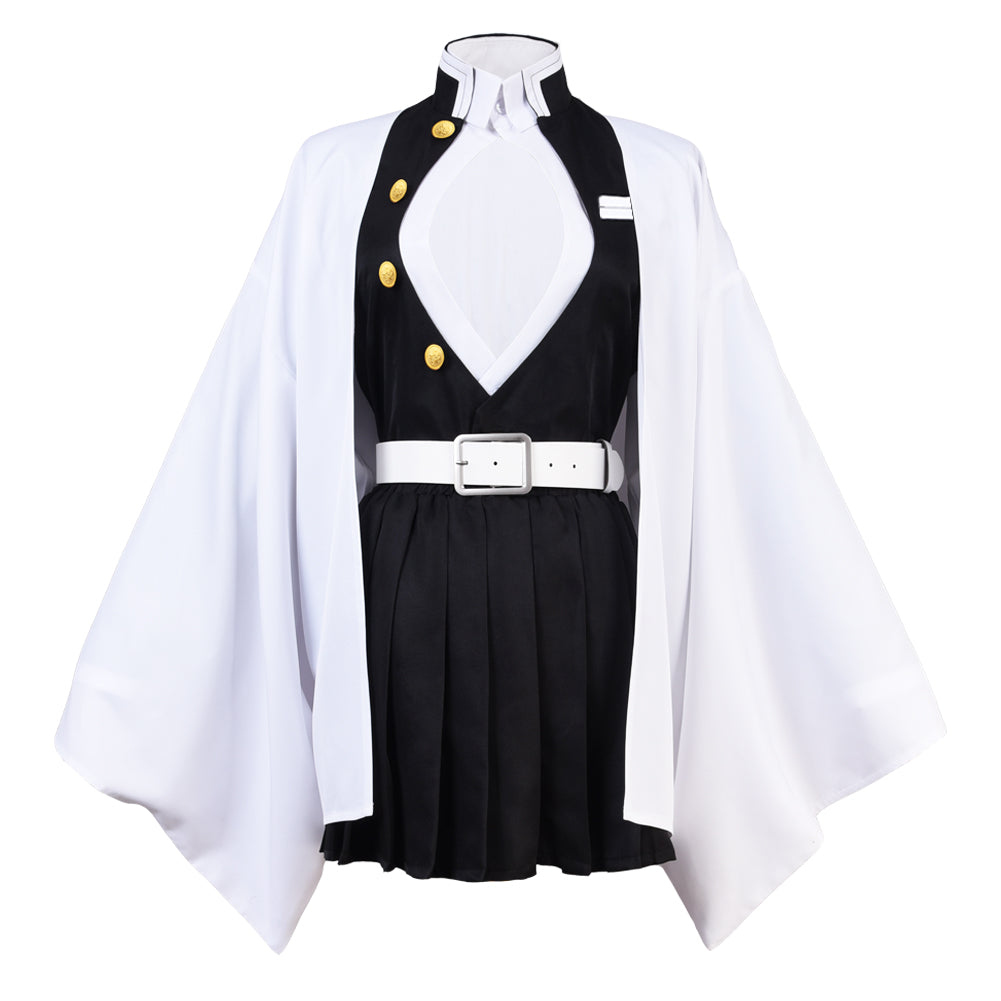 Demon Slayer Kanroji Mitsuri Dress Cosplay Costume Halloween Kimono Suit Uniform