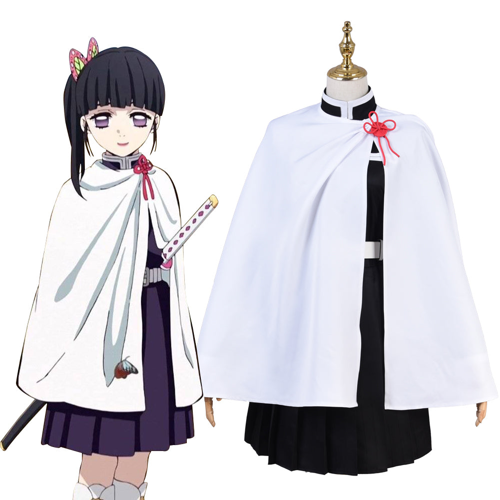 Demon Slayer Tsuyuri Kanawo Dress Cosplay Costume Halloween Kimono Suit Skirt