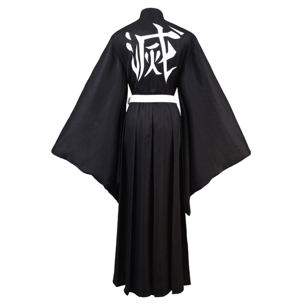 Demon Slayer Tokitou Muichirou Cosplay Costume Black Uniform Kimono Outfit