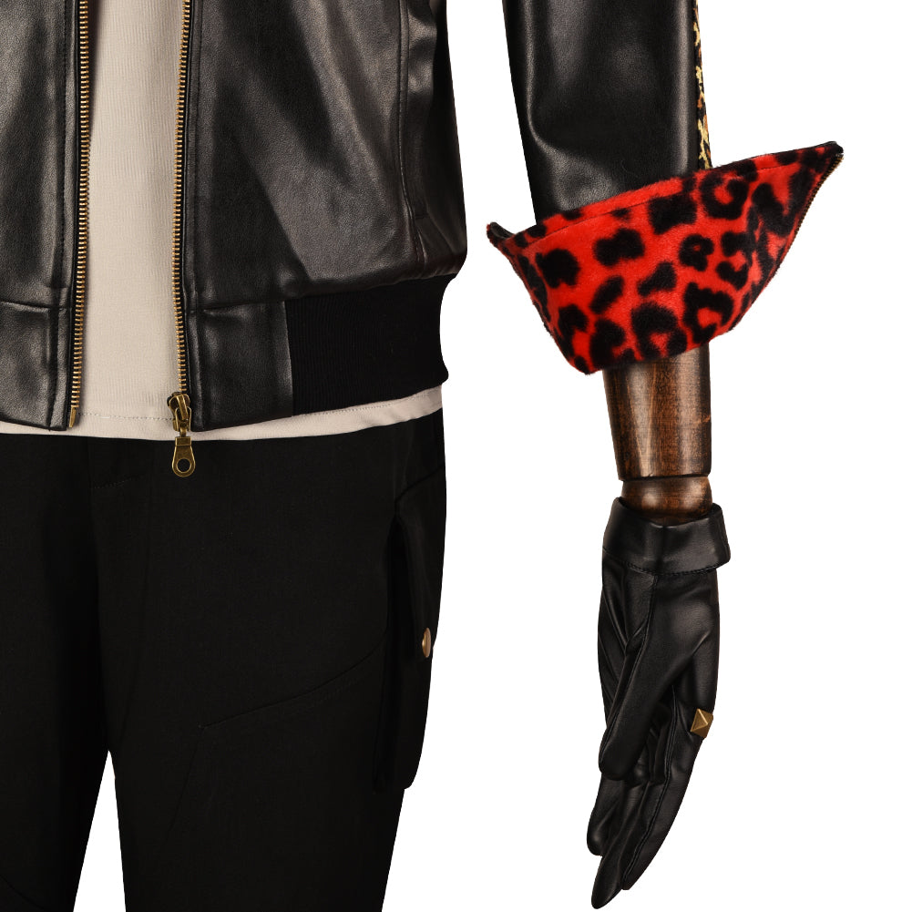 Final Fantasy VII Remake Leslie Kyle Cosplay Costume Halloween Outfit Suit for Men