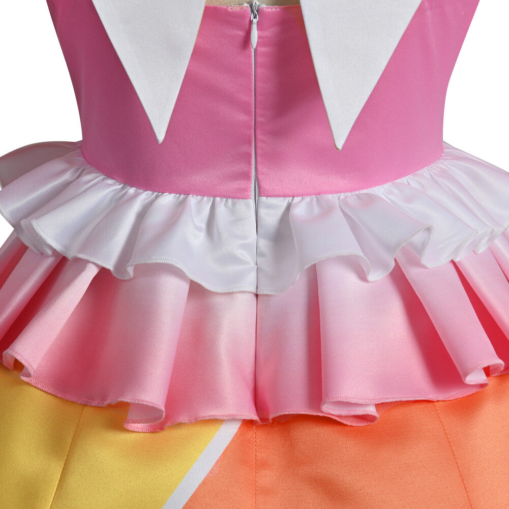 Project Sekai Colorful Stage Ootori Emu Cosplay Costume Halloween Dress Suit Pink