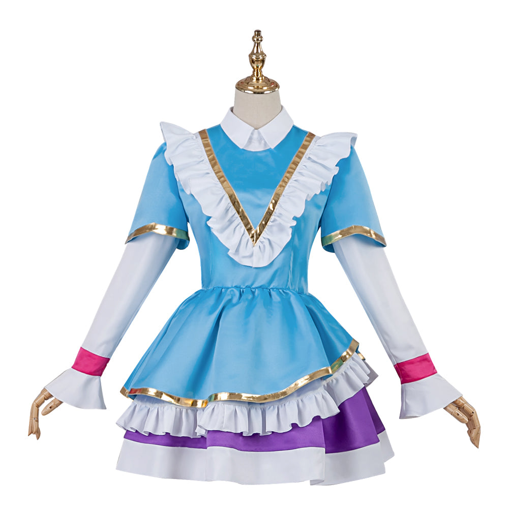 League of Legends LOL Annie Hastur Cosplay Costume KDA Annie Dress Full Set Skirt Blue