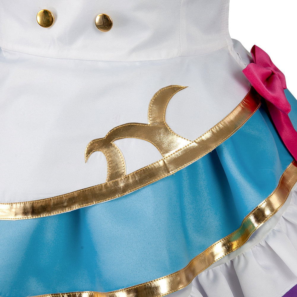 League of Legends LOL Annie Hastur Cosplay Costume KDA Annie Dress Full Set Skirt Blue