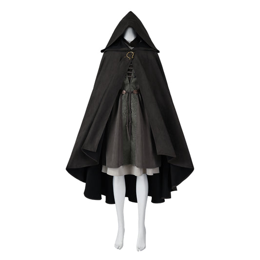 Elden Ring Melina Cosplay Costume Halloween Dress Hooded Cloak Uniform Cape Full Sets