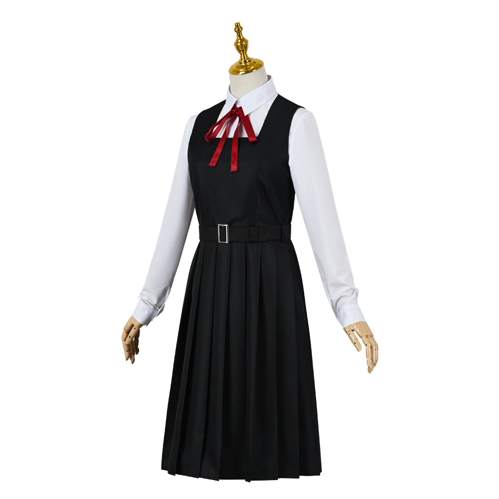 Chainsaw Man Mitaka Asa Cosplay Costume War Demon Dress School Uniform Suit Black