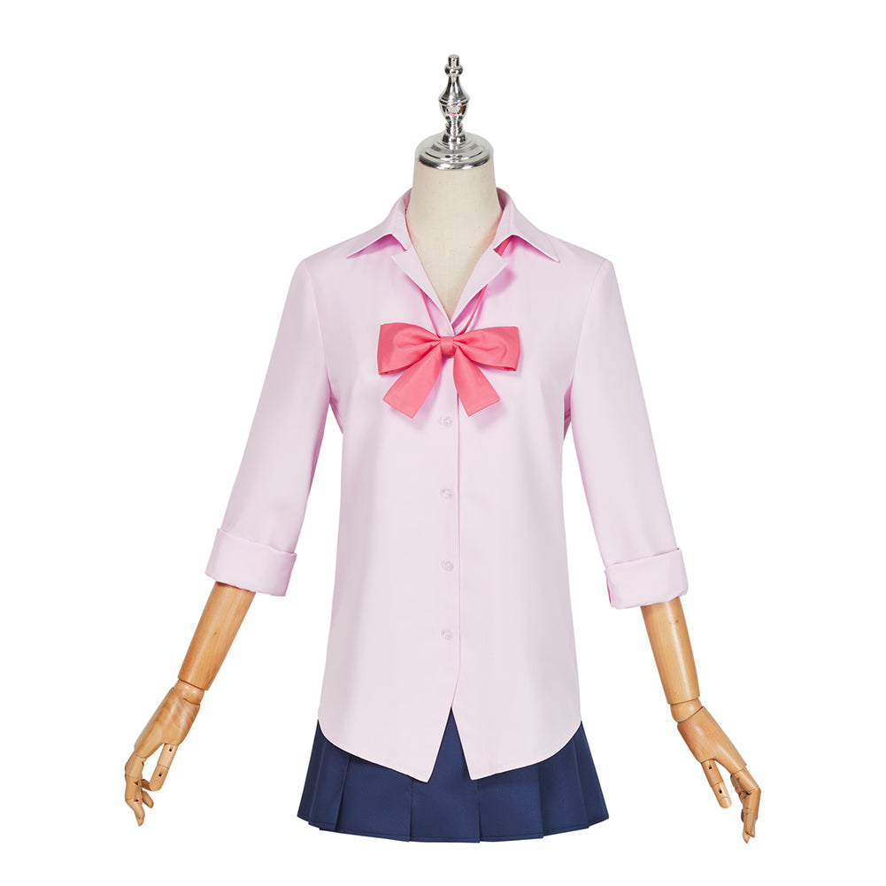 Oniichan wa Oshimai! Hozuki Kaede Cosplay Costume Halloween Suit Uniform Pink Shirt