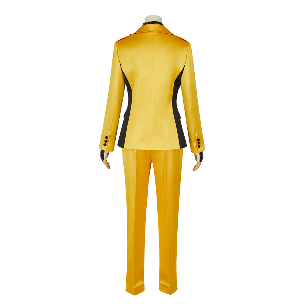 High Card Finn Oldman Cosplay Costume Halloween Uniform Suit Yellow