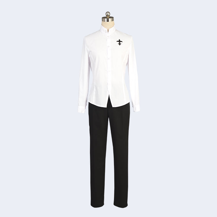 Persona 5 P5 Yusuke Kitagawa Cosplay Costume White Shirt Suit