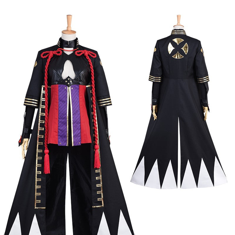 Fate Grand Order FGO Sakura Saber Okita Soji Cosplay Costume with Coat