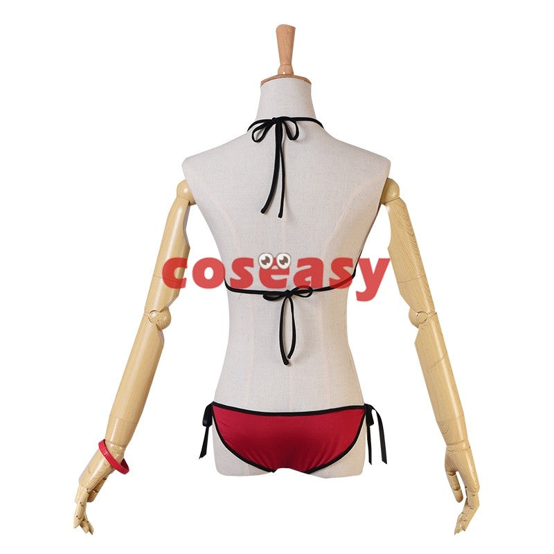 Fate Grand Order FGO Fate/Apocrypha Saber Mordred Cosplay Swimsuit with Sailor Suit