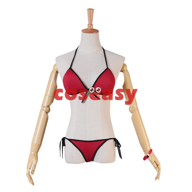 Fate Grand Order FGO Fate/Apocrypha Saber Mordred Cosplay Swimsuit with Coat