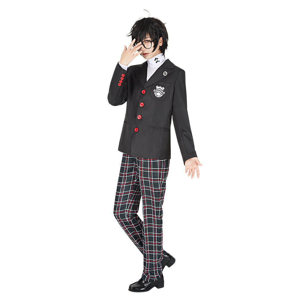 Persona 5 P5 Joker Akira Kurusu Cosplay Costume Halloween School Uniform Suit