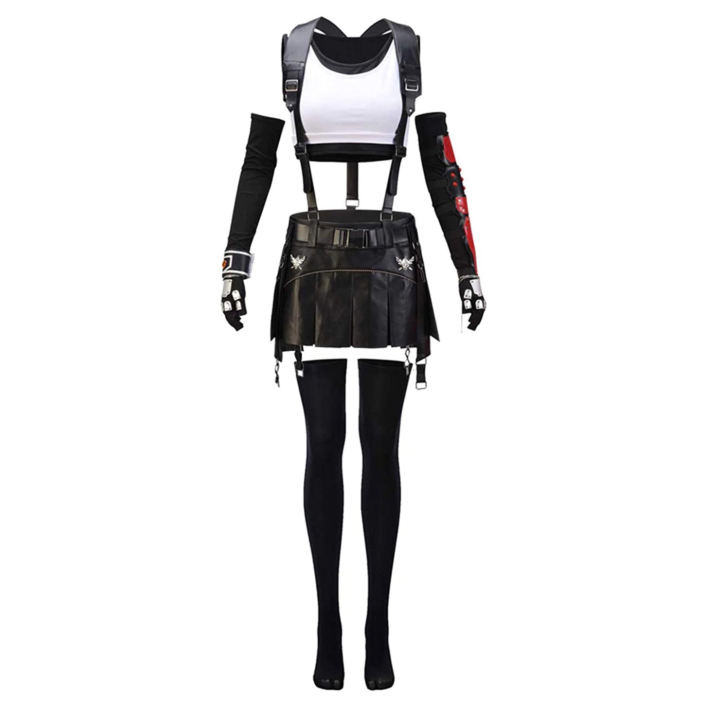 Final Fantasy VII Tifa Lockhart Cosplay Costume Remake Dress Suit Uniform Full Sets