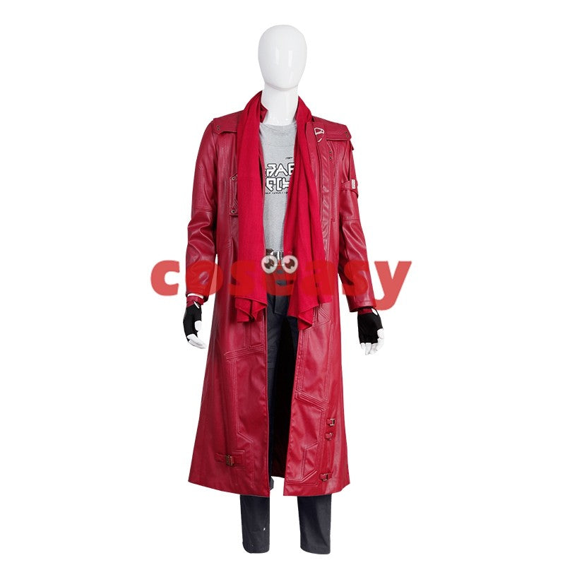 Guardians of the Galaxy Star-Lord Peter Jason Quill Cosplay Costume Halloween Cloak Costume