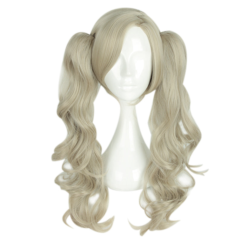 Persona 5 P5 Ann Takamaki Two Ponytails Cosplay Wig